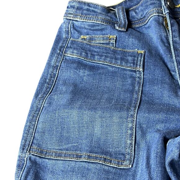 Sundance‎ Agnes Pants Straight Leg Denim Boho Minimalist High Rise Jeans Sz 2 - Picture 5 of 8
